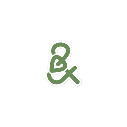 Ampersand Vinyl Sticker